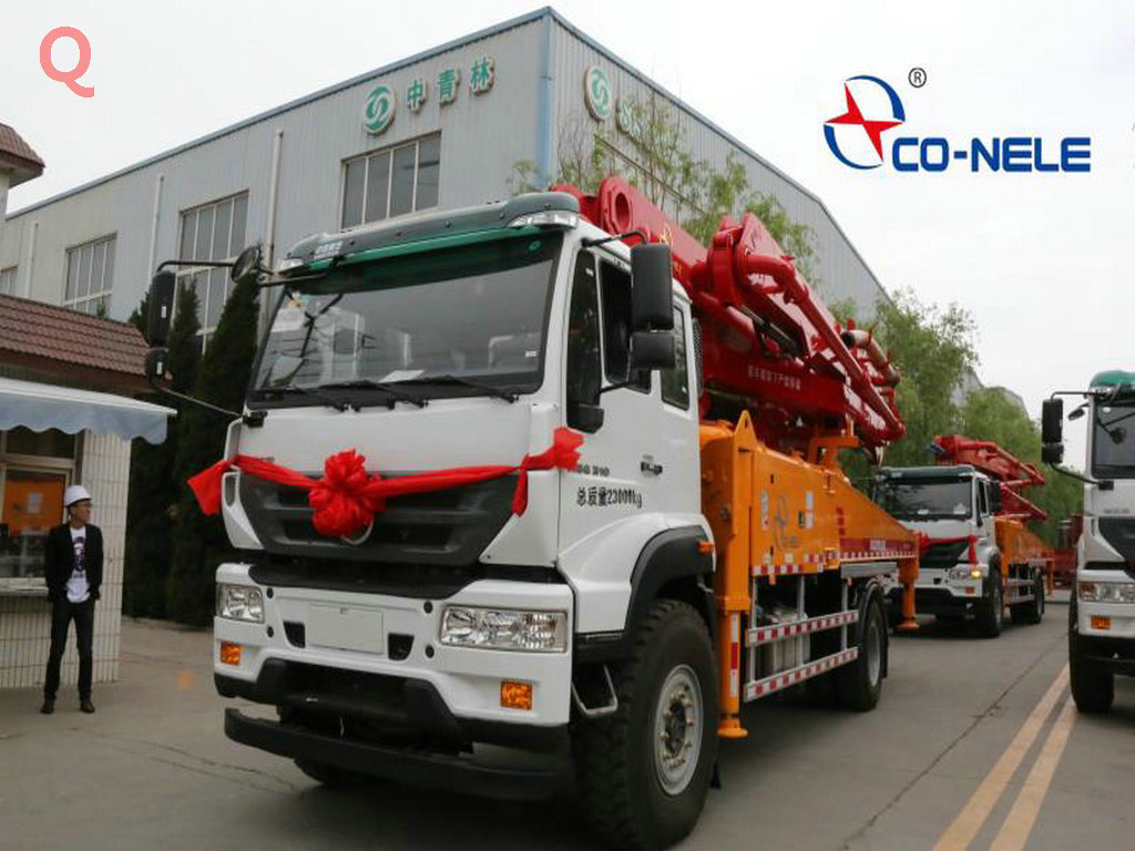 小型泵車，小型混凝土泵車，天泵