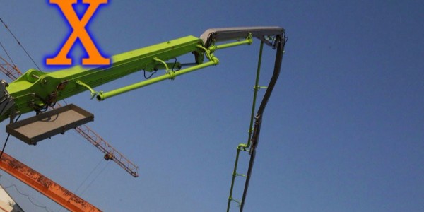 混凝土泵與混凝土布料機兩大戰神完美結合，讓您的工程完美收工